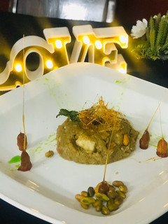 A picture of Lauki ka halwa.