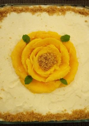 A picture of Mangomisu#foodphotographychallenge.