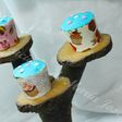 Cupcakes de fresa rellenos de nocilla