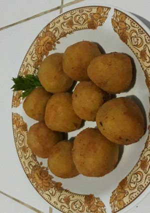 Foto resep Bolabola ubi isi coklat/keju