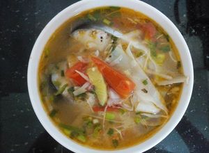Hình của món Canh chua cá ba sa.