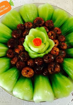Hình của món Cải thìa sốt dầu hào chay !.