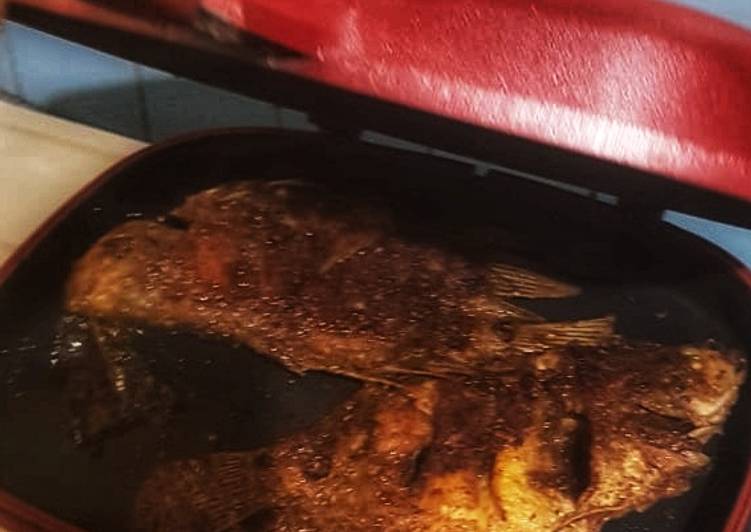 Cara Gampang Membuat Ikan bakar bumbu pedas manis Anti Gagal