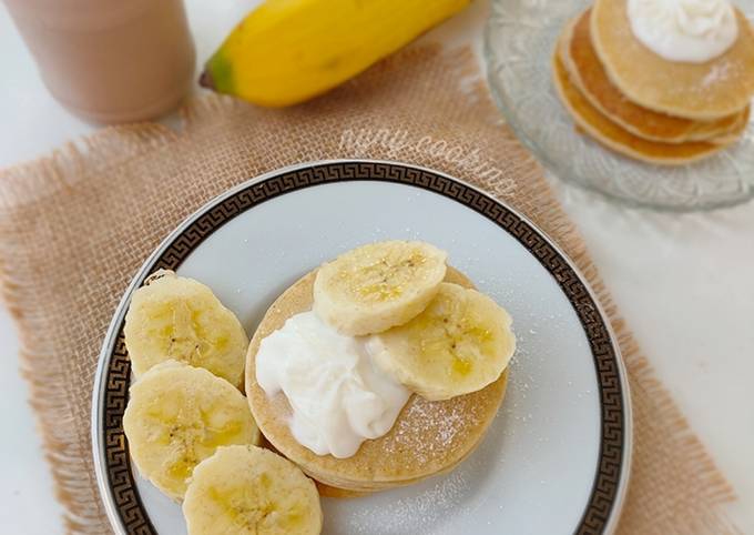 Fluffy Banana Pancake (takaran sendok)