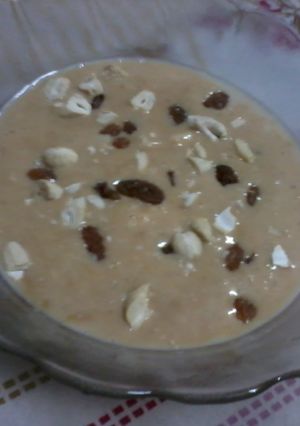 A picture of Khajur gur payesh.