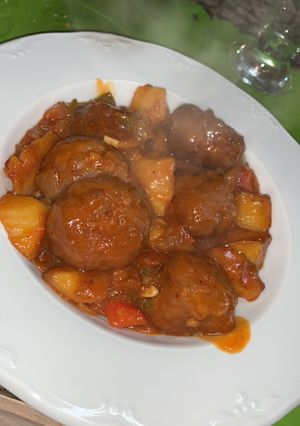 Una foto de Albóndigas de carne de cerdo