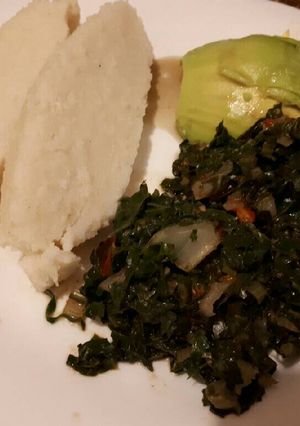 A picture of Ugali sukuma.
