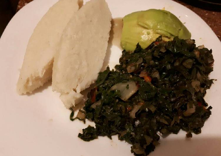Easiest Way to Easy at dinner Ugali sukuma