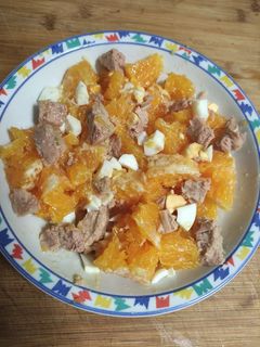 Una foto de Ensalada de naranja