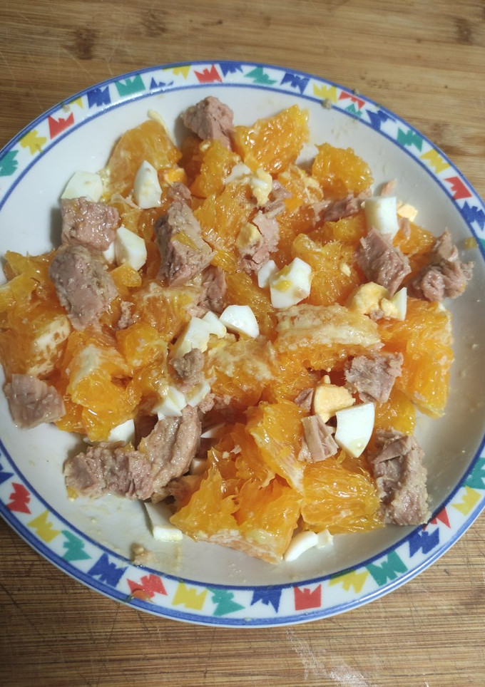 Una foto de Ensalada de naranja