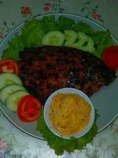 Foto resep Gurame bakar sambal mangga muda