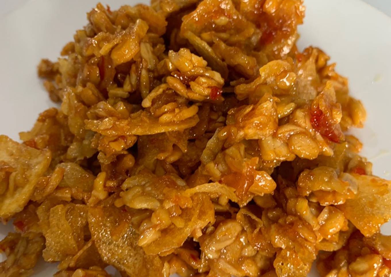 Kering Tempe Kentang Kriuk Pedas Manis