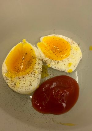 Foto resep Telur Rebus Setengah Matang