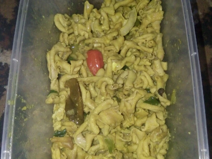 Langkah Gampang Membikin Resep Usus bumbu kuning enak yang Bikin Ngiler Anti Ribet, Sempurna