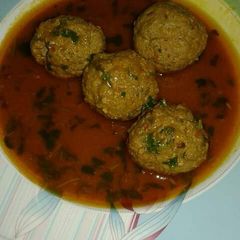 Beef kofta curry/Meat Balls A picture of Beef kofta curry/Meat Balls.