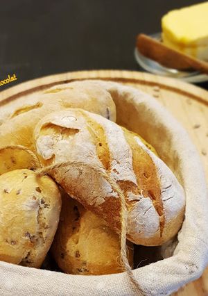 Une photo de Petits pains aux graines