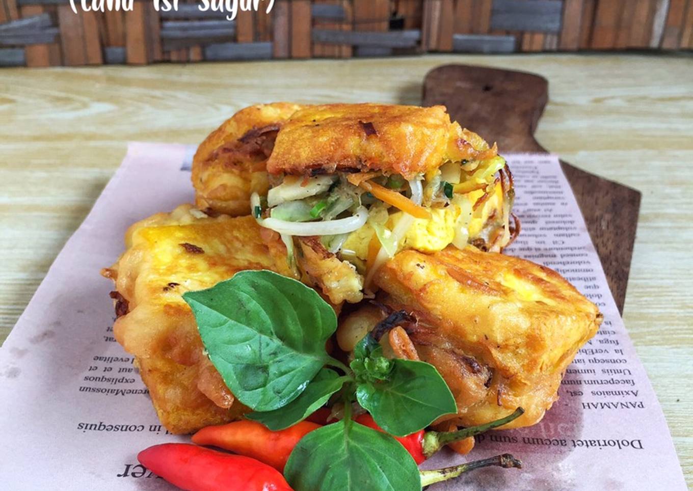 Tahu Susur Jogja (Tahu Isi Sayur)