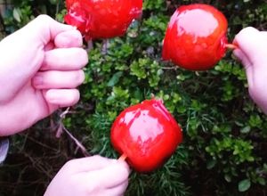 Una foto de Manzanas confitadas