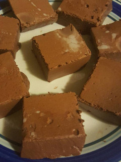 A picture of Healthy cocoa squares.