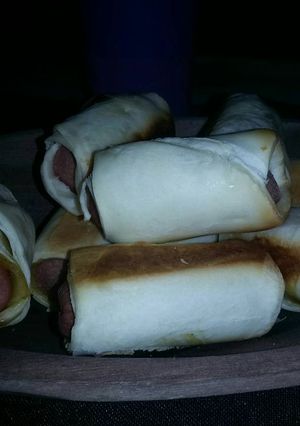 Una foto de Salchichas envueltas