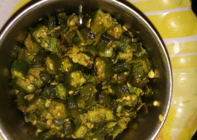 Easiest Way to Prepare Super Quick Homemade Bhindi ki sabji