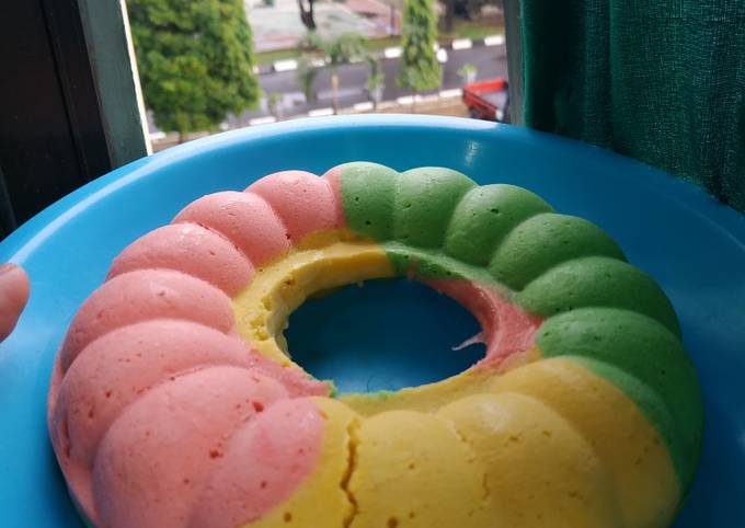 Bolu pelangi setelah hujan 🥰