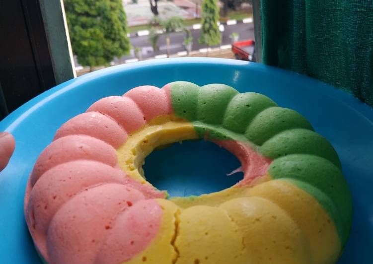 Bolu pelangi setelah hujan 🥰