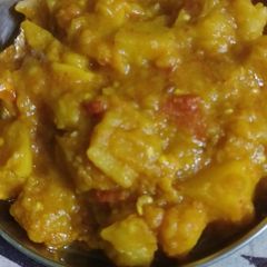 Baingan aloo ki sabji A picture of Baingan aloo ki sabji.