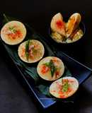 Batata Vada Stuffed Idli
