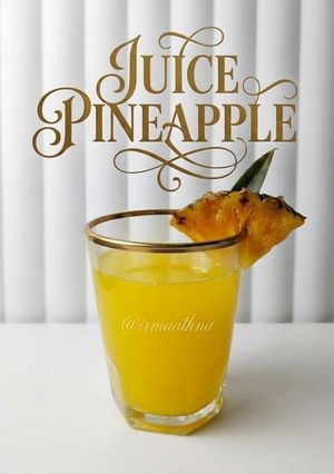 Foto resep Juice pineapple