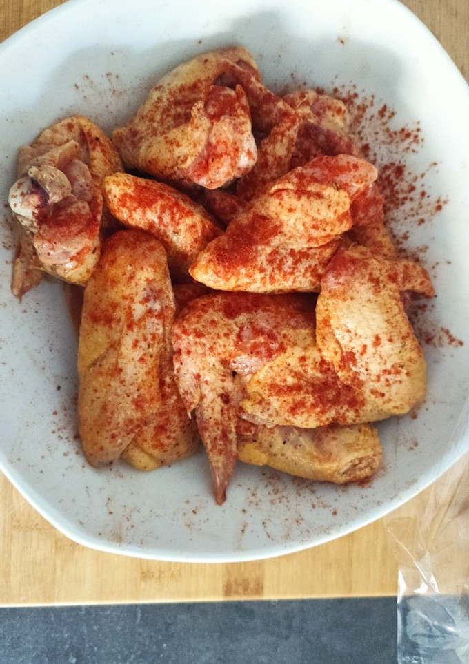 Una foto de Alitas de pollo Freidora Aire Acezoe