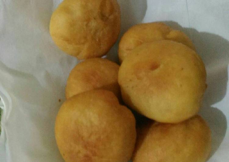 Resep Donat empuk no kentang step by step, Enak