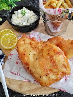 Foto resep Fish & Chips (soda water battered)
