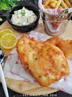 Foto resep Fish & Chips (soda water battered)