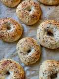 Everything Sourdough Bagels