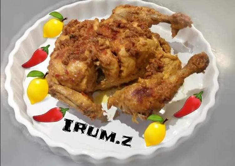 Recipe of Quick 🌶🍗Spicy Steamed Fried Chicken🍗🌶