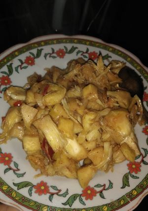 Foto resep Oseng-oseng Kulit Cempedak Pedas