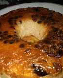 Flan de fideos caseros cocidos