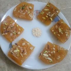 Corn flour halwa A picture of Corn flour halwa.