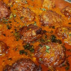 A picture of Bottle gourd (lauki)kofta.