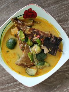 Foto resep Mangut Pari Asap Pedas