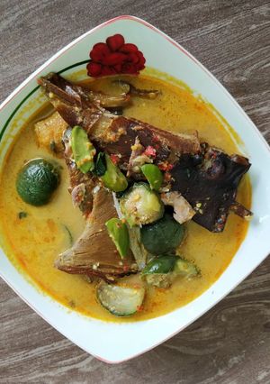 Foto resep Mangut Pari Asap Pedas