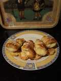 Barquillos con crema pastelera express