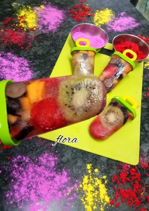 A picture of Fruit Popsicle (Ice pop).