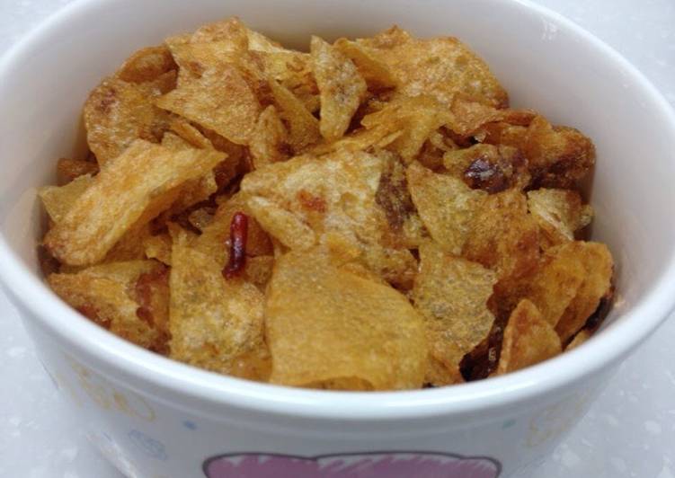 Resep Kering kentang pedas manis Anti Gagal