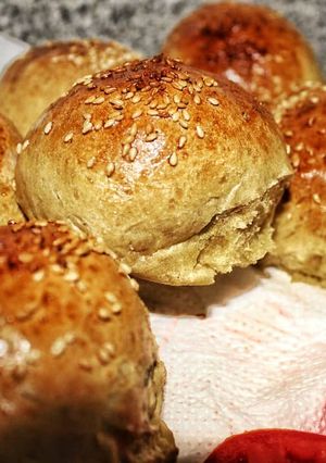 A picture of Homemade bread rolls.