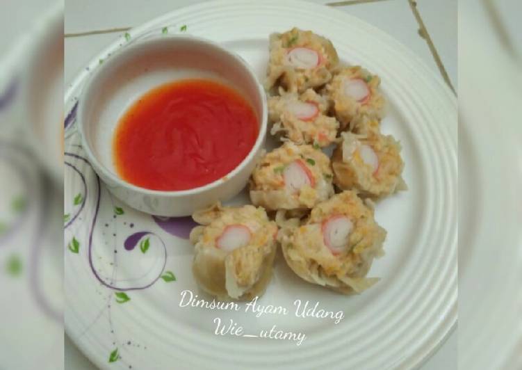 Resep Dimsum Ayam Udang Penuh Cinta 😍😍😍 Anti Gagal