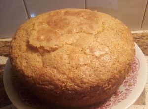 Una foto de Torta exprés de Banana