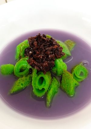 Foto resep Dadar saus Taro