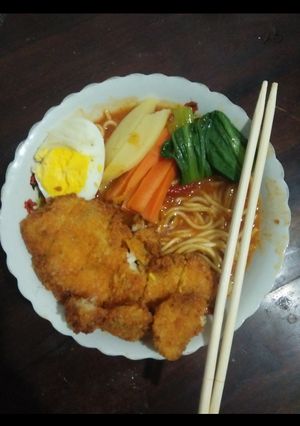 Foto resep Ramen Katsu Sederhana